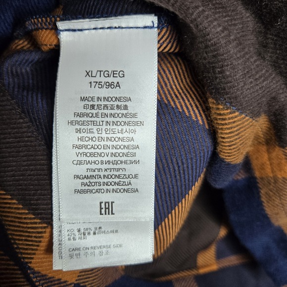 Marmot Womens XL Ridgefield Heavyweight Plaid Flannel Overshirt Top NWT Blue - Picture 8 of 10